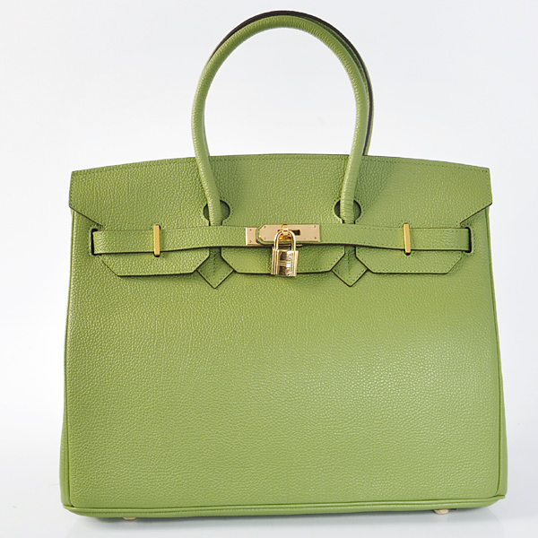 H35GBJSG Hermes Birkin in pelle togo togo 35CM Verde (oro)